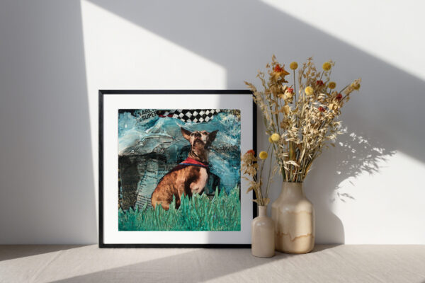 Framed print of Lulu in the Hills