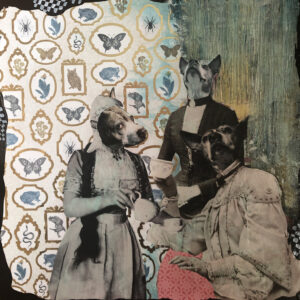 Ladies Tea. An original anthropomorphic painting