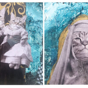 Anthropomorphic Cats Note Cards